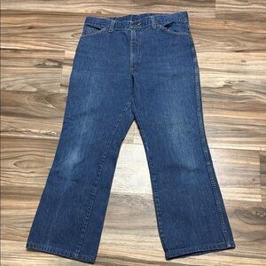 VTG Roebucks Jeans Mens 36x36 Denim Straight Sears 70s